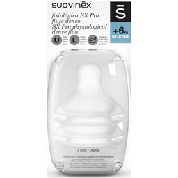 Tétine Physiologique en Silicone Flow L 2 pièces
