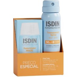 Fusion Water Magic SPF50 50ml + Transparent Spray Wet Skin SPF50 100ml