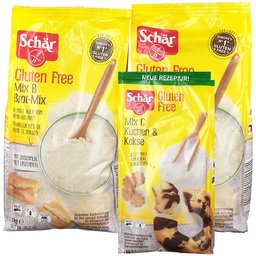 Schär Mix C Patisserie + Schär Mix Pain B