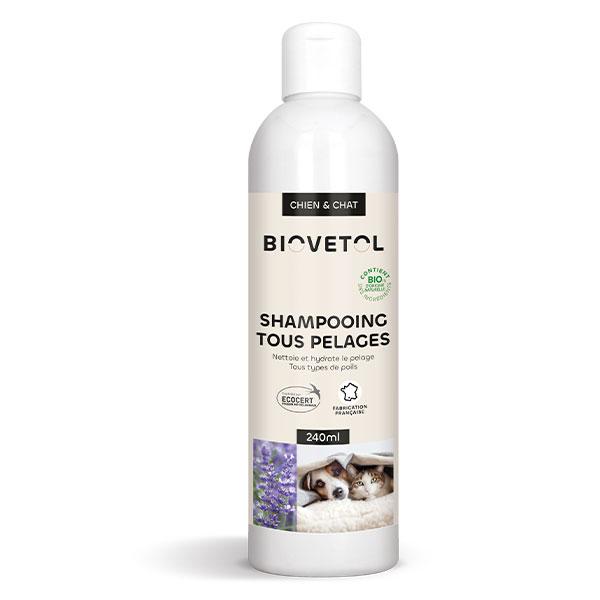 Biovetol - Shampooing Tous Pelages Bio - 240ml