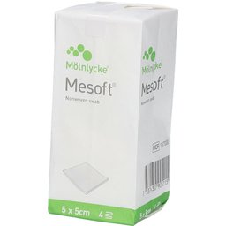 Mesoft S Compresse Non-Stériles 4 Couches 5x5cm