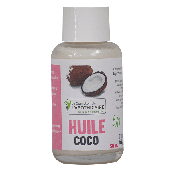 Huile Végétale de Coco Bio 50ml