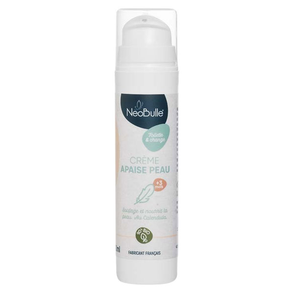 Toilette et Change Crème Apaise Peau Bio 50ml