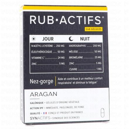 Synactifs - Rub Actifs Jour/Nuit 2x6 gélules