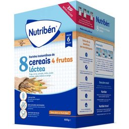 8 Cereais 4 Frutas Láctea +6m 600g