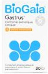 Gastrus Comprimés Probiotiques à Croquer 30 Unités - Pot 30 comprimés