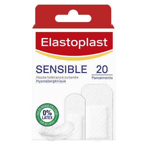 Sensible Pansement Blanc 20 unités