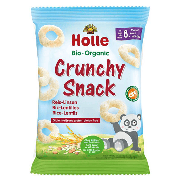 Autres Aliments Bio Crunchy Snack Riz Lentilles +8m 25g