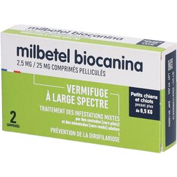 Milbetel petits chiens et chiots