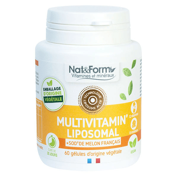 Vitamines & Minéraux Multivitamin' Liposomal 60 gélules végétales