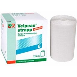 Velpeau Strapp Bande Élastique Adhésive 10cmx2.5m
