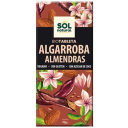 Caroube Bio Tablette aux Amandes 70g
