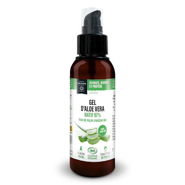 Gel d'aloe vera natif 97% BIO 100 ml