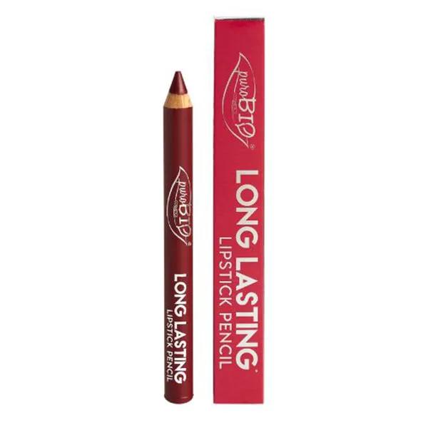 PuroBio Crayon Rouge à Lèvres bio long lasting Fraise 14L  - 3g
