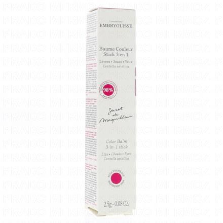 Baume Couleur Stick 3en1 Rose Framboise 2,5g