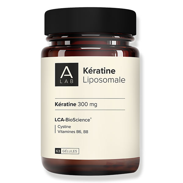 Kératine Liposomale 300mg - Beauté cheveux, Ongles fortifiés - 63 gélules