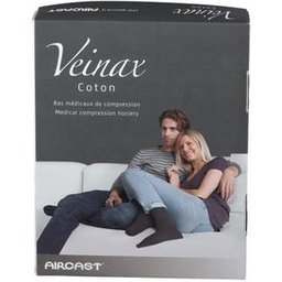 Coton C2 Chaussette Motif Torsadé Noir N1 1 Paire