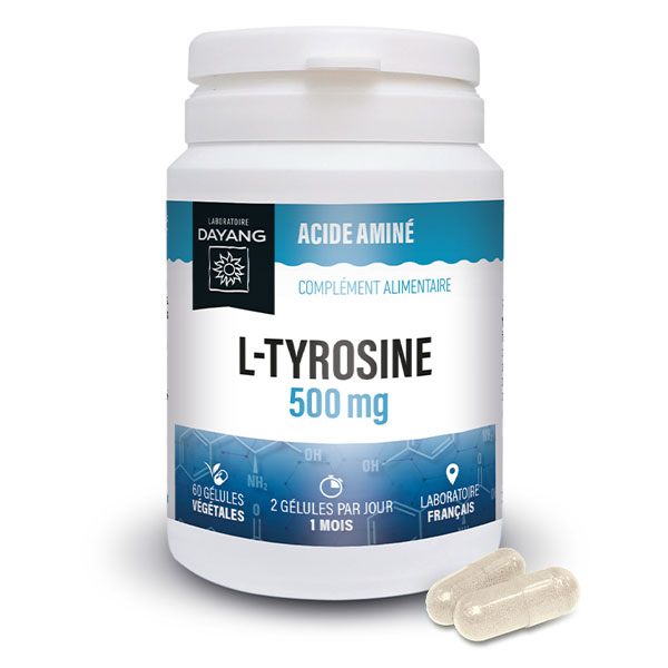 L-Tyrosine 500mg 60 gélules