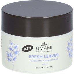 Men Fresh Leaves Shaving Cream Menthe Japonaise et Gingembre