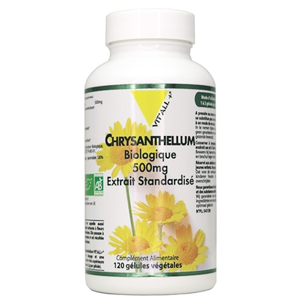 Chrysanthellum 500mg Bio 120 gélules végétales