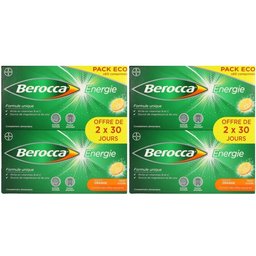 Berocca® Energie Orange Multivitamines et Minéraux aide à réduire la fatigue