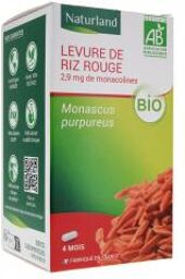 Levure de Riz Rouge Bio 120 Végécaps - Pot 120 gélules