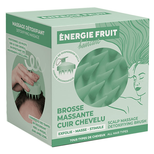 Energie Fruit Brosse cuir chevelu Massante detox