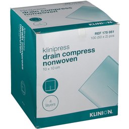 klinipress drain nw compress 10 x 10 cm
