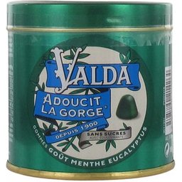 Gommes Goût Menthe Eucalyptus Sans Sucres 140g