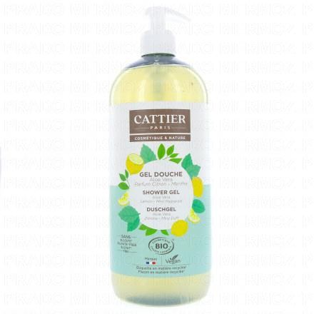 Gel Douche à l'Aloe Vera Parfum Citron Menthe 1L