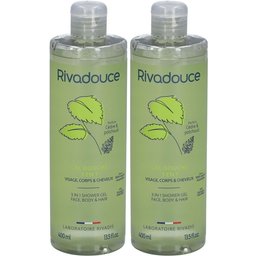 Rivadouce Gel Douche 3en1 Cèdre & Patchouli 400ml