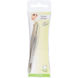 Mörser Pince à épiler bouts dorées pointes inclinées