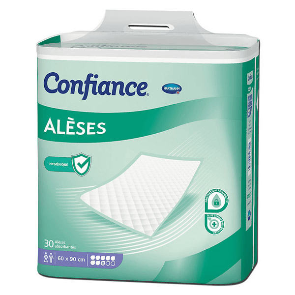 Confiance Alèse  60 x 90cm  8 Gouttes 30 alèses