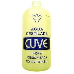 Agua Destilada Cuve 1 Litro *