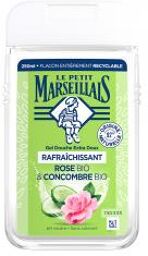 Gel Douche Extra Doux Rafraîchissant Rose Bio & Concombre Bio Sans Colorant 250 ml - Flacon 250