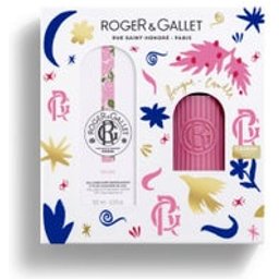 Coffret Rose Eau Parfumée 100ml + Bougie 75g