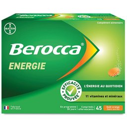 Berocca® Energie Orange  Multivitamines et Minéraux aide à réduire la fatigue