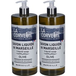 LA Corvette Savon liquide de Marseille Olive