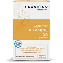 Vitamine D3 60 Gélules
