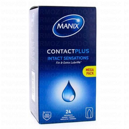 Contact plus - Préservatifs sensations intactes boîte de 24 préservatifs