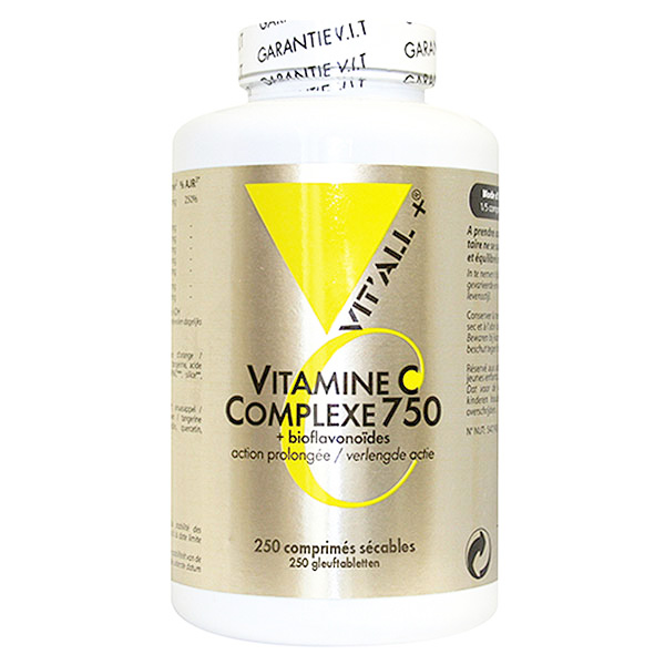 Vitamine C 750 Action Prolongée avec Bioflavonoïdes - 250 comprimés