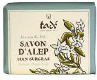 Jasmin du Nil Savon d'Alep Surgras 100 g - Pain 100 g