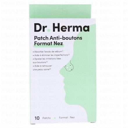 DR. HERMA Patch Anti-Boutons Format Nez x10