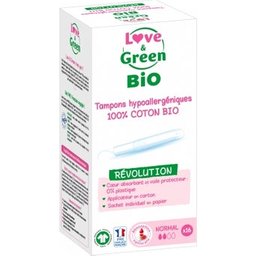 Love & Green Bio Tampons hypoallergéniques 16uts