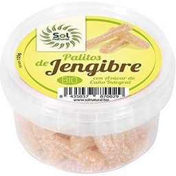 Sol Bâtonnets de gingembre naturel Bio 125g