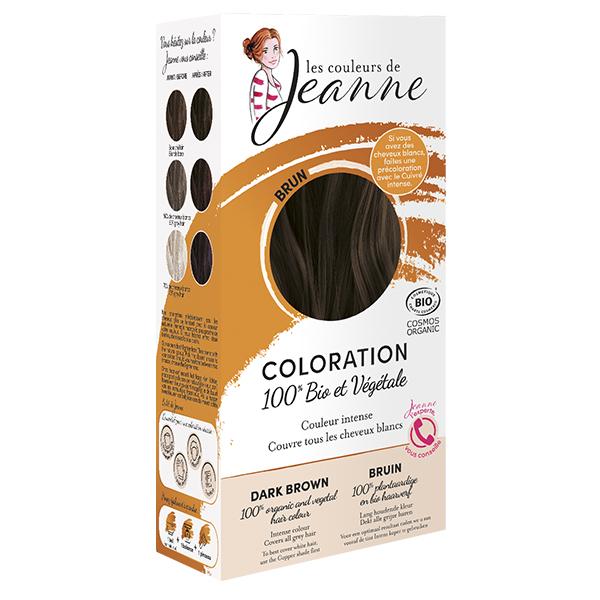 Coloration Végétale Brun Bio 100g