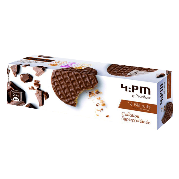 En-Cas Hyperprotéiné Chocolat 16 biscuits