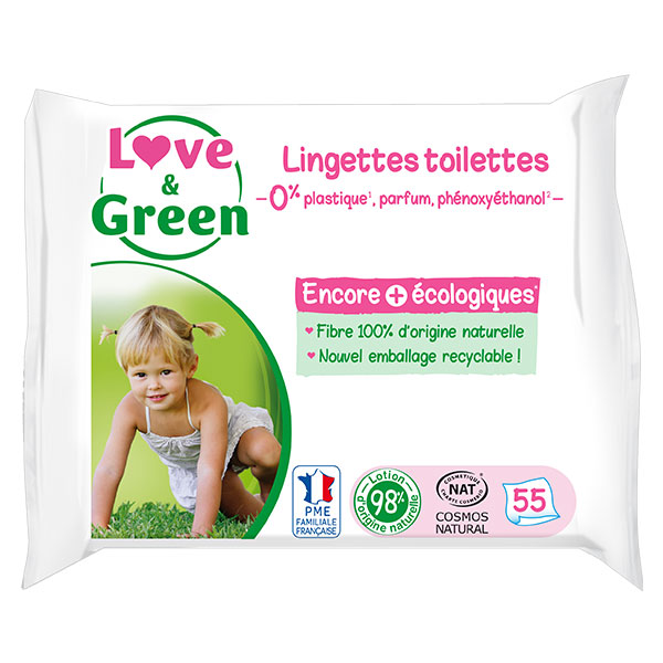 Lingettes Toilettes 55 unités