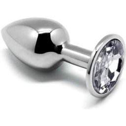 Anal Pleasure Mini Plug Métal Blanc Taille L 1ut