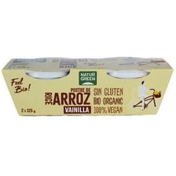 Organic Rice And Vanilla Dessert (2x125 g)